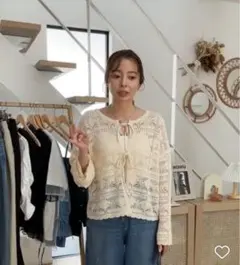 未使用 MARI.Emmy 2WAY ニットカーディガン Lサイズのサムネイル