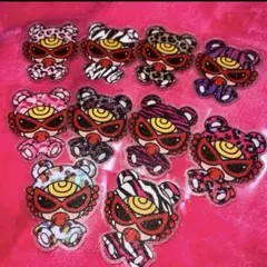 ヒステリックミニ ヒスミニ ステッカー シール 10枚セット グリッター