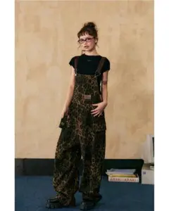 EZEK Leopard Print Overalls