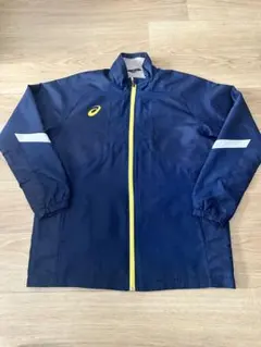 asics アシックス　ジャージ　ナイロン　ウィンドブレーカー 裏起毛　美品