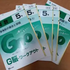 G脳(グノ)-ワークアウト6年 算数(No.1~5) 5冊セット - メルカリ