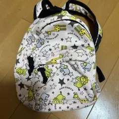 ベビーリュック　動物柄リュック　ピンク　◼️