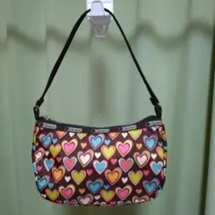 LeSportsac 米国製 ハート柄 ハンドバッグ