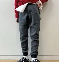 【BEAMS BOY別注】Gramicci フリース パンツ チャコールグレー