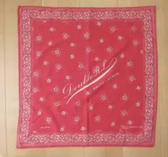 RRL ダブルアールエル 花柄バンダナ ブラック コットン100% ロゴ