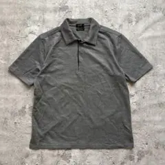 23区 HOMME グレー ポロシャツ メンズ 半袖 サイズ50 L相当