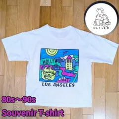 ​【希少】80s-90s LA土産T シングルステッチ リサイズ済 OLIVER