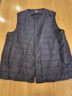 新品 UNIQLO ネイビー キルティングベスト