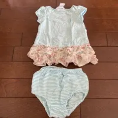 ラルフローレンフリル付きワンピースセット　70