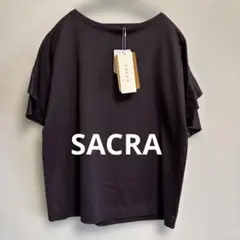金*魚様 ❤︎新品未使用品❤︎SACRAダークパープル カットソーのサムネイル