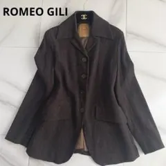 希少✨ ROMEO GIGLI ロメオジリ　スタンドカラージャケット　90s L1990's ROMEO GIGLI (MEN) Gradation_Dyed Design Cotton Drill