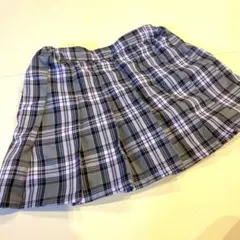 チェックプリーツスカート110
