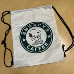 SNOOPY'S CAFFEE ナップザック 巾着袋のサムネイル