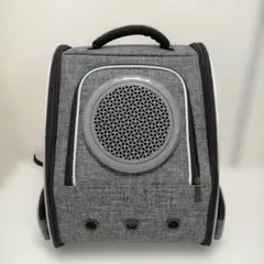 ペットキャリーバッグ 猫 小型犬 リュック型 未使用　112983-1-007Y