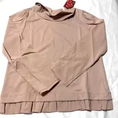 未使用★アンドラブ 長袖Tシャツ　ピンク　リボン付き