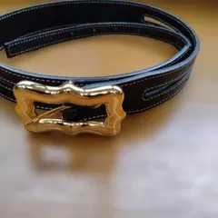 A VACATION RIBBON シルバーバックル ベルト ブラウン 茶 新品 - メルカリ