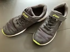 asics レーザービーム　22㎝　キッズ スポーツシューズ 黒/緑
