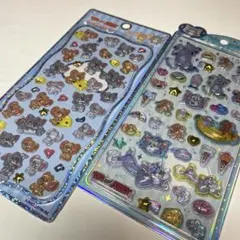 正規品　トムとジェリー プチドロップステッカー　うるちゅる　2枚セット