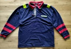 TOMMY FILFIGER トミーフィルフィガー ラガーシャツ L 刺繍