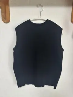 4/13まで　無印　軽くて型崩れしにくいニットベストXX S-XS