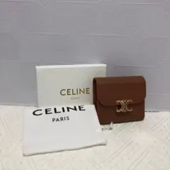 CELINE セリーヌ 三つ折り財布 ブラウンのサムネイル