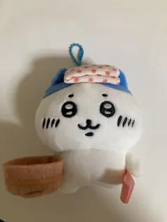ちいかわ温泉　ハチワレ　ぬいぐるみ　キーホルダー　マスコット　限定