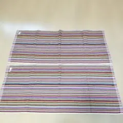 カラフルストライプ フェイスタオル