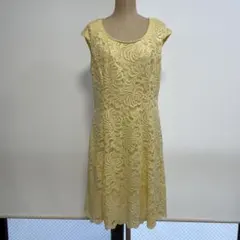 RONNI NICOLE レースワンピース イエロー 黄色 サイズ8