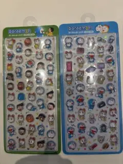 韓国限定 ドラえもん 3Dシール 2枚セット