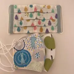 ハンドメイド　マスク　子供・女性向け　3枚セット