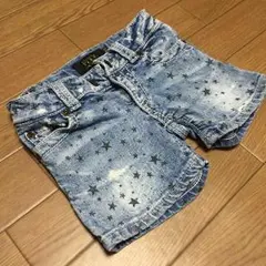 【FITH】星柄のデニムの短パン（120㎝）