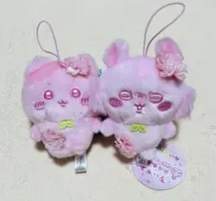 モモンガ　ハチワレ　ぬいぱれっと　ちいかわ　タグ付き 桜色