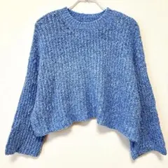 ✨️お買得‼️Sincerely Jules 【S】 青 ニットセーター シンプル