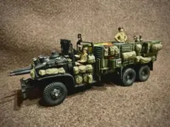 タミヤ1/35 アメリカ軍 6×6カーゴトラック レッドボール急行 塗装済完成品