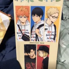 ハイキュー!! 見開きファイル、シール、プロマイド6点セット