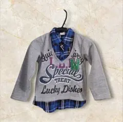 SHORH KID’S 重ね着風トレーナー 120