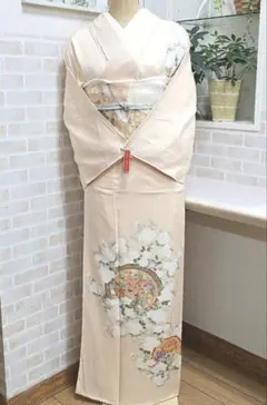 再販◯淡色◯ペールオレンジ訪問着4点セット