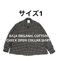 KAJA ORGANICCOTTON CHECK OPENCOLLARSHIRT - メルカリ