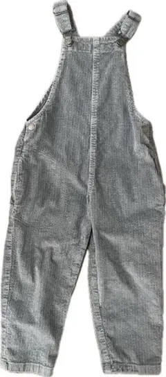ZARA コーデュロイ グレー オーバーオール 104cm 3-4歳