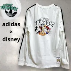 【希少】 adidas アディダス disney ディズニー コラボ ロンT