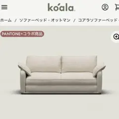 コアラソファベッドCUSHY・3人がけクイーンサイズ - メルカリ