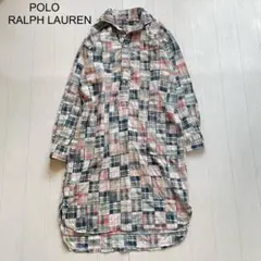 新品タグ付き✨完売 ポロラルフローレン パッチワーク チュニック