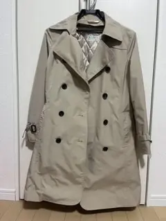 【美品】ベージュトレンチコート　レディース