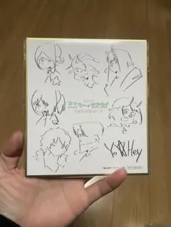 映画 銀河特急 ミルキー☆サブウェイ 各駅停車劇場行き 入場者特典 ミニ色紙