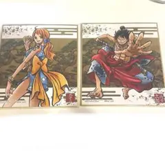 ワンピース ルフィ ナミ 色紙