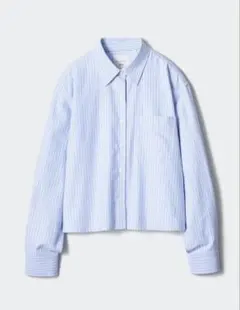 UNIQLO JW ANDERSON 青白ストライプ 長袖シャツ M 新品タグ付