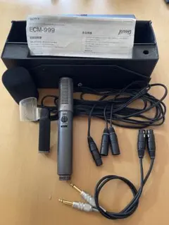 SONY ECM-999 エレクトレットコンデンサーマイクロホン 美品 希少 SONY ソニー ECM-999 バックエレクトレット コンデンサー