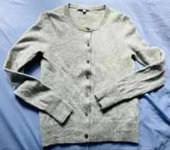 ユニクロ カシミヤカーディガン 長袖 グレー