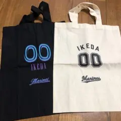 千葉ロッテマリーンズ　池田来翔 ミニトートバッグ