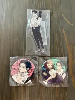 呪術廻戦 少年ジャンプGIGA SUMMER アクリルスタンド、缶バッジ 乙骨